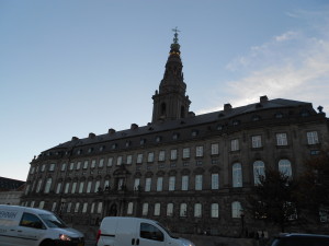 Christiansborg - it's like the government place for danmark